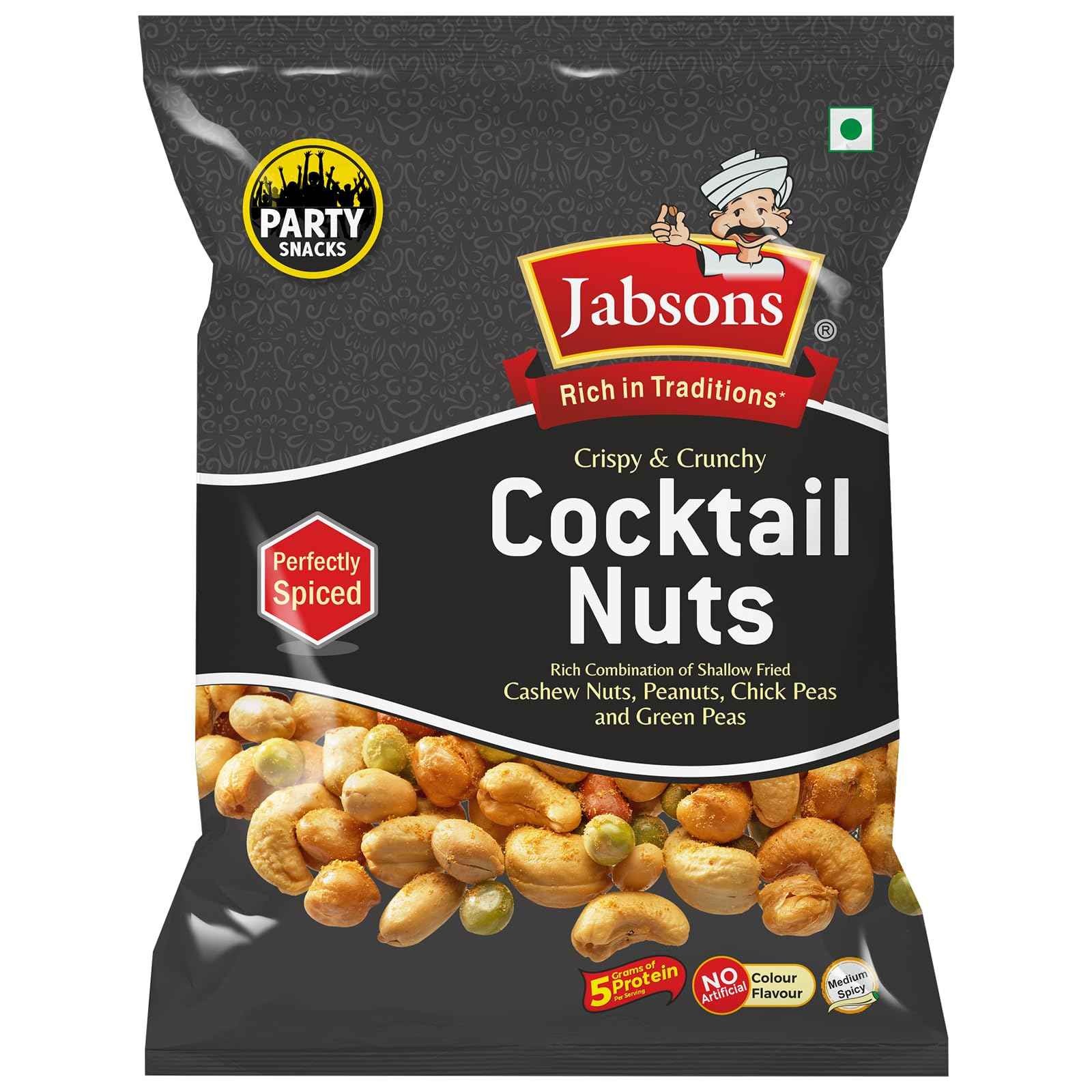 Jabsons Cocktail Nuts 140 GM
