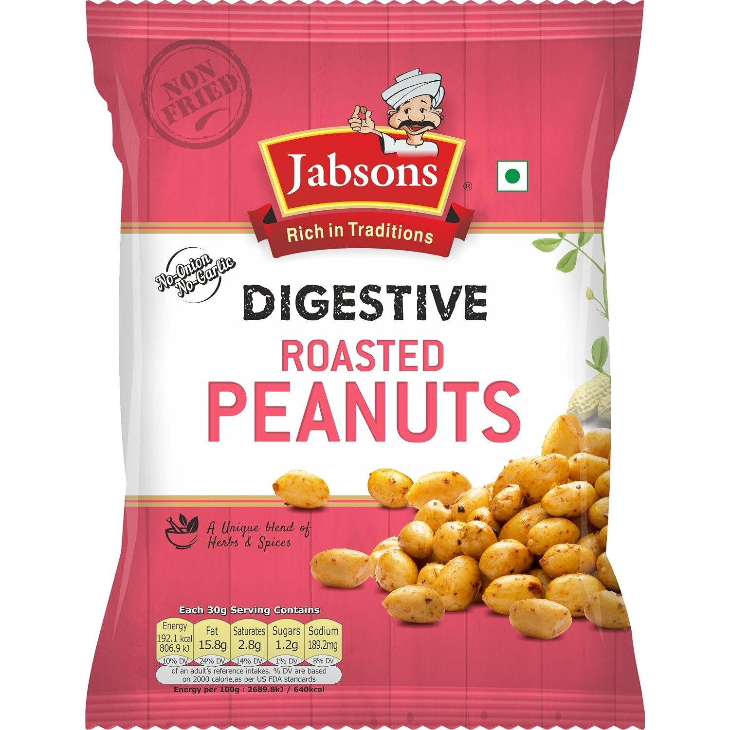 Jabsons Digestive Peanuts  140 GM