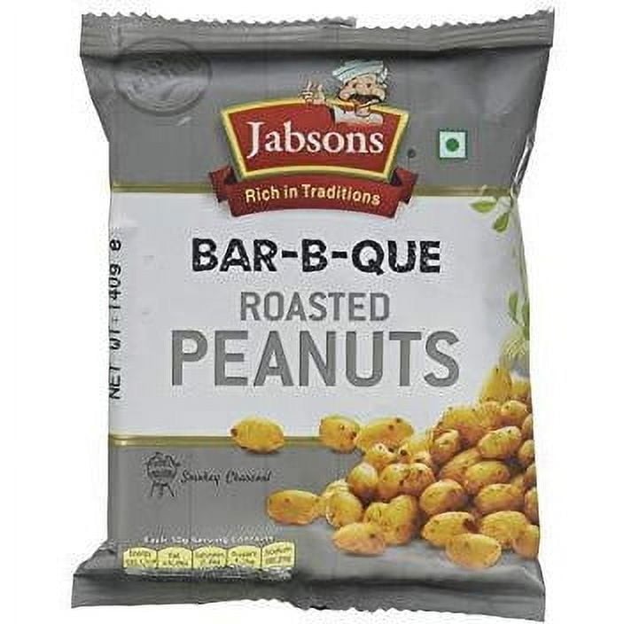 JABSONS BBQ ROASTED PEANUTS 140 GM