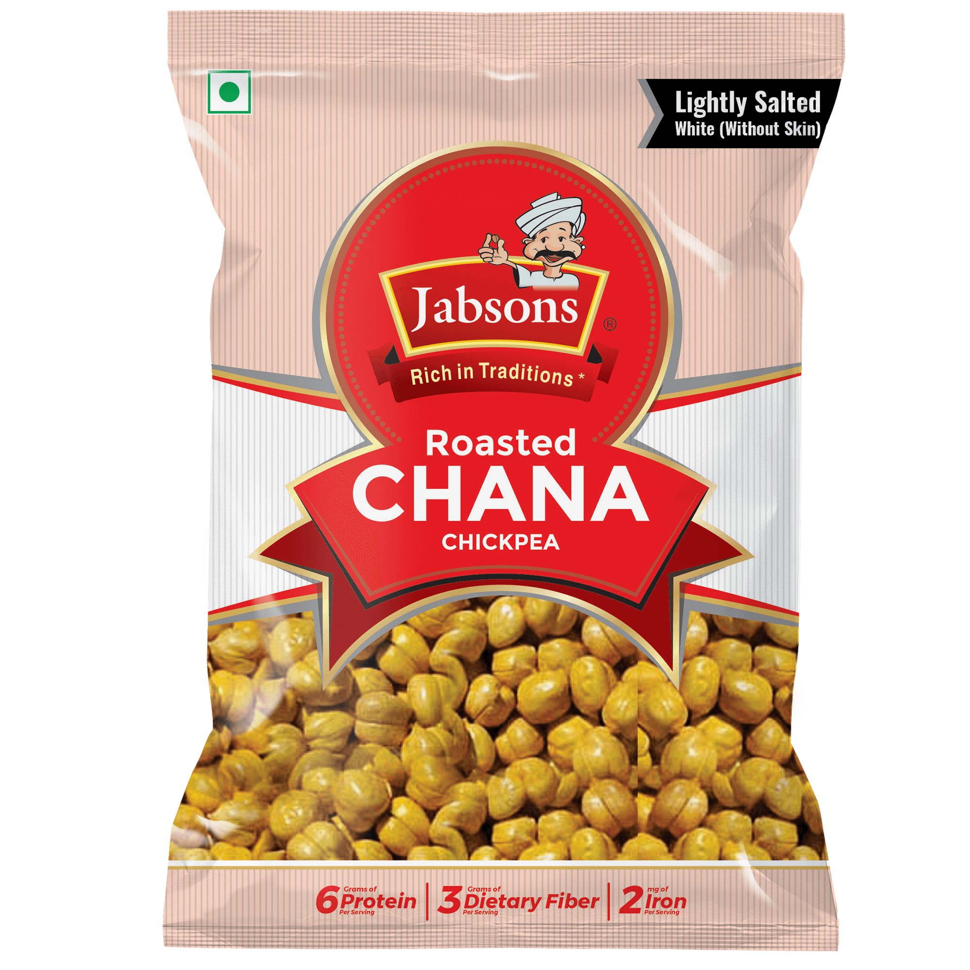 Jabsons Salted Roasted Chana 400 GM