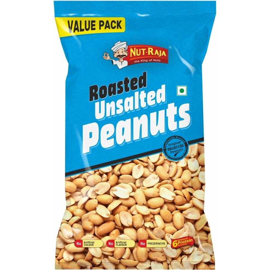 Jabsons Roasted Unsalted Peanuts 319.98 GM