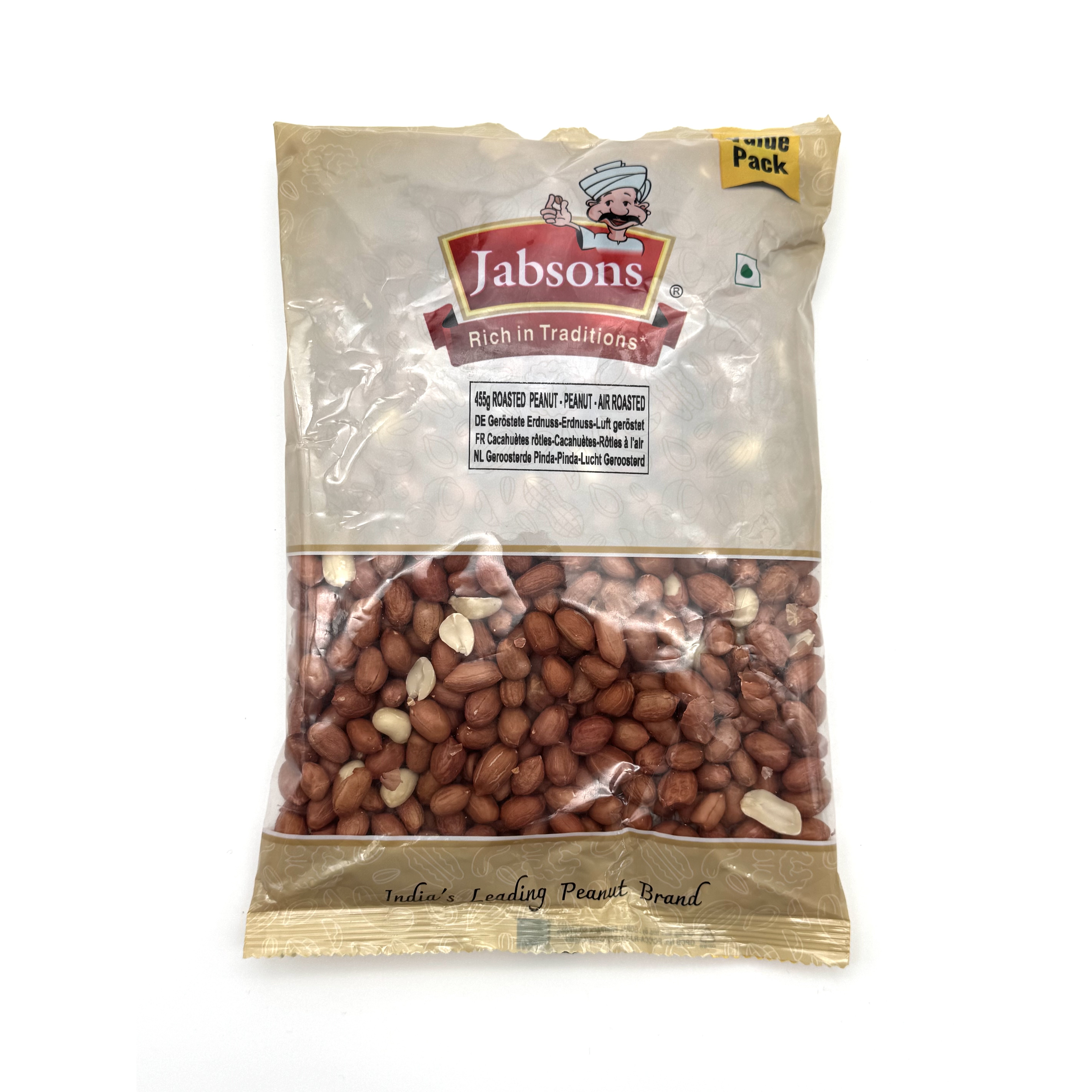 JABSONS AIR ROASTED PEANUT 455 GM
