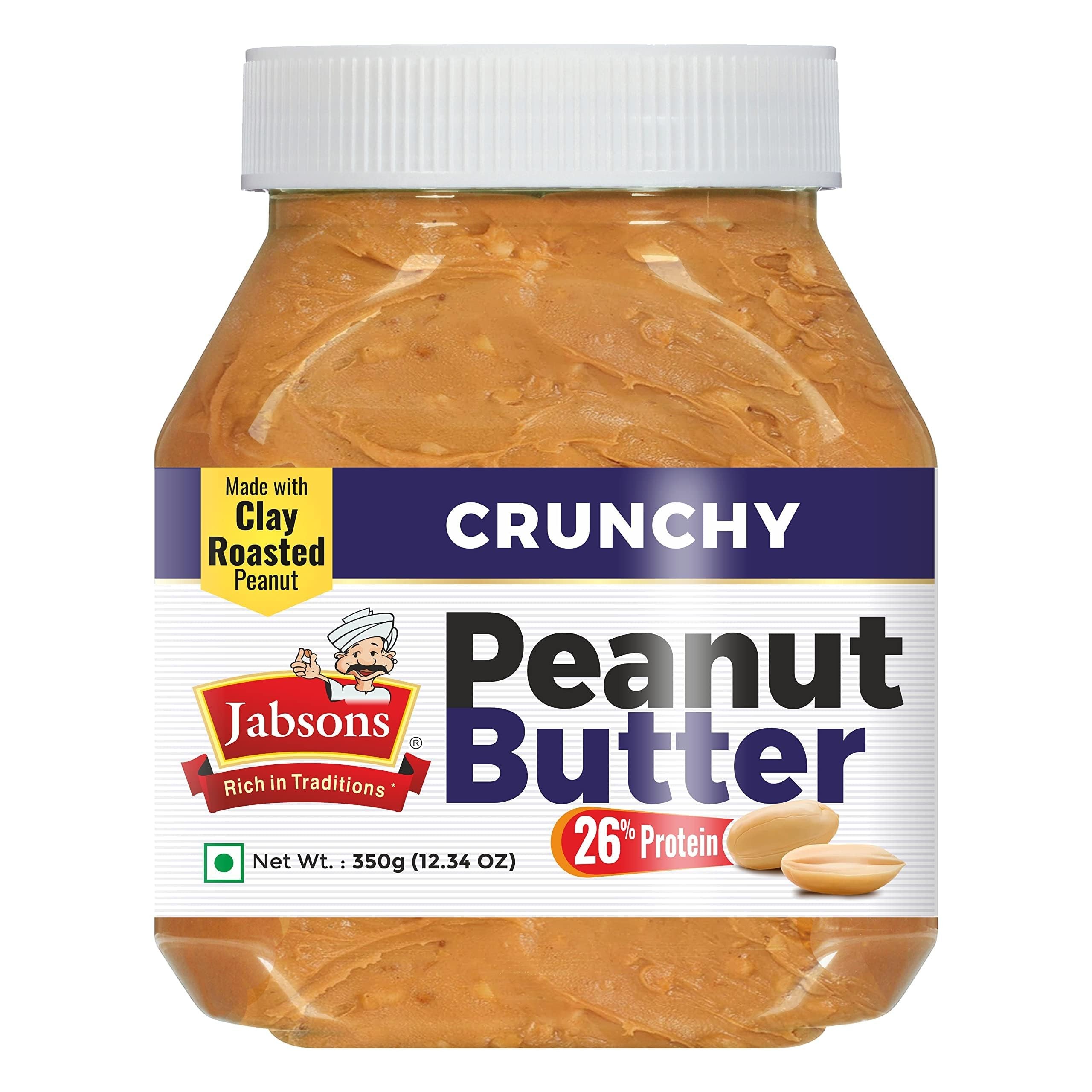 Jabsons Crunchy Peanut Butter  350 GM