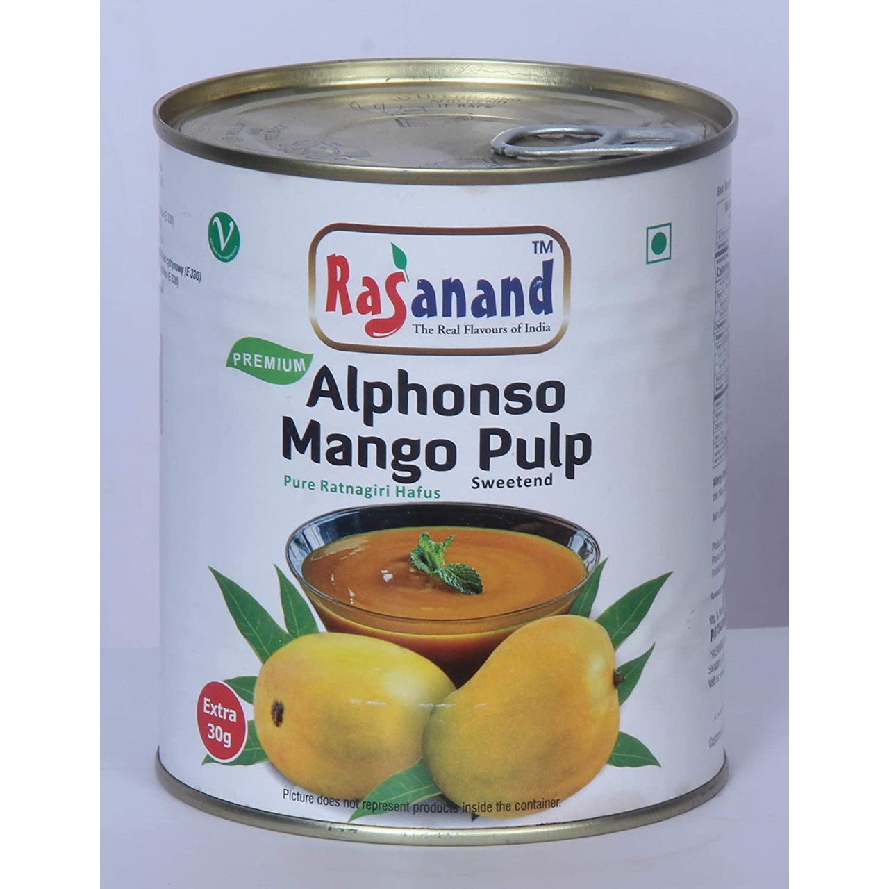Rasanand Alphonso Mango Pulp 850 GM