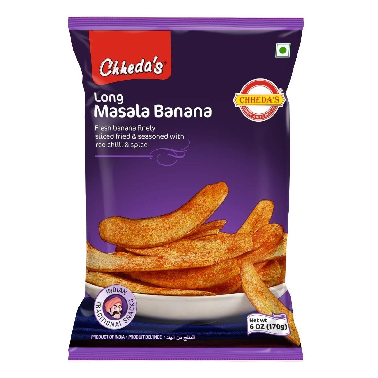 CHHEDAS LONG MASALA BANANA 170 GM