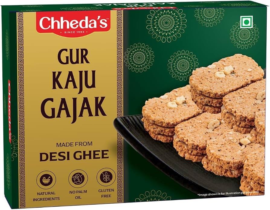 GUR KAJU GAJAK CHHEDA'S 200 GM