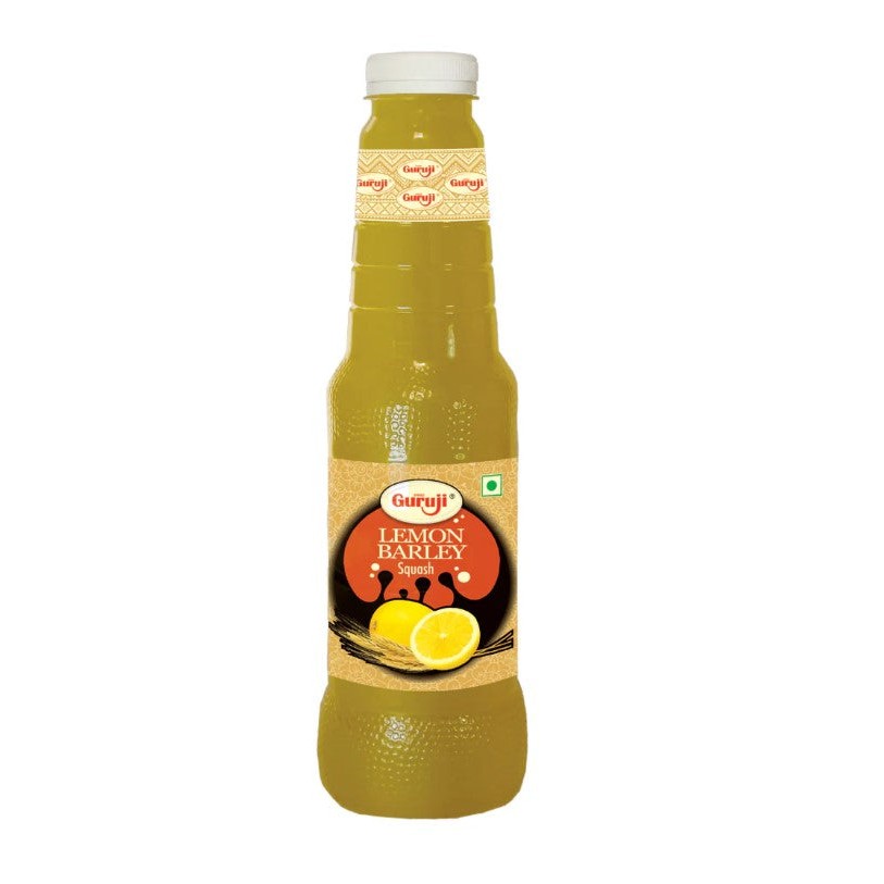 GURUJI LEMON BARLEY SQUASH 750 ML