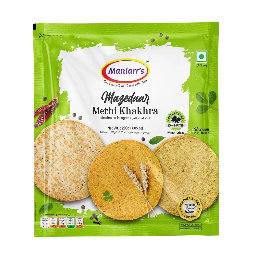 MANIARRS METHI KHAKARA 200 GM
