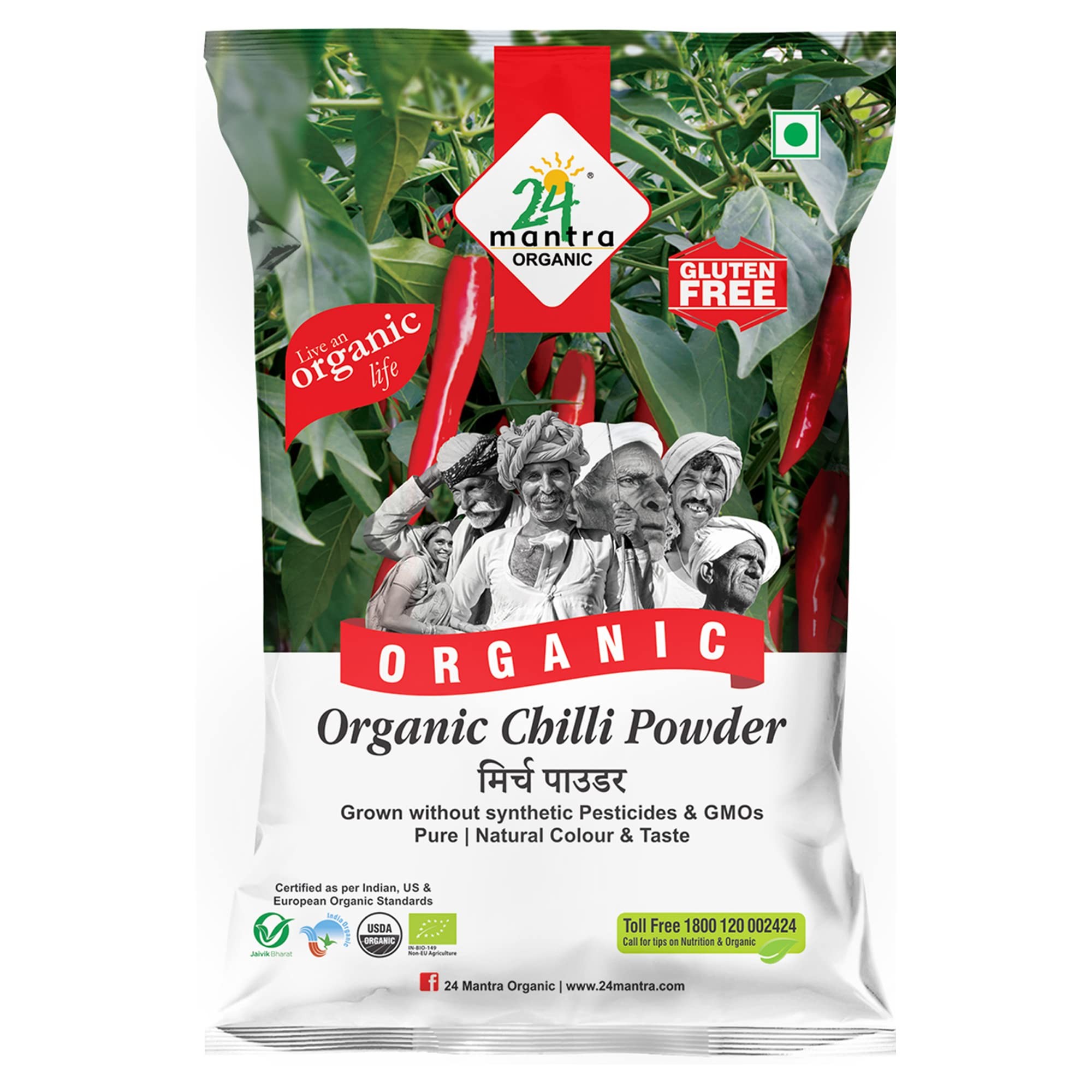 24 MANTRA ORGANIC CHILLI POWDER 3.5 OZ