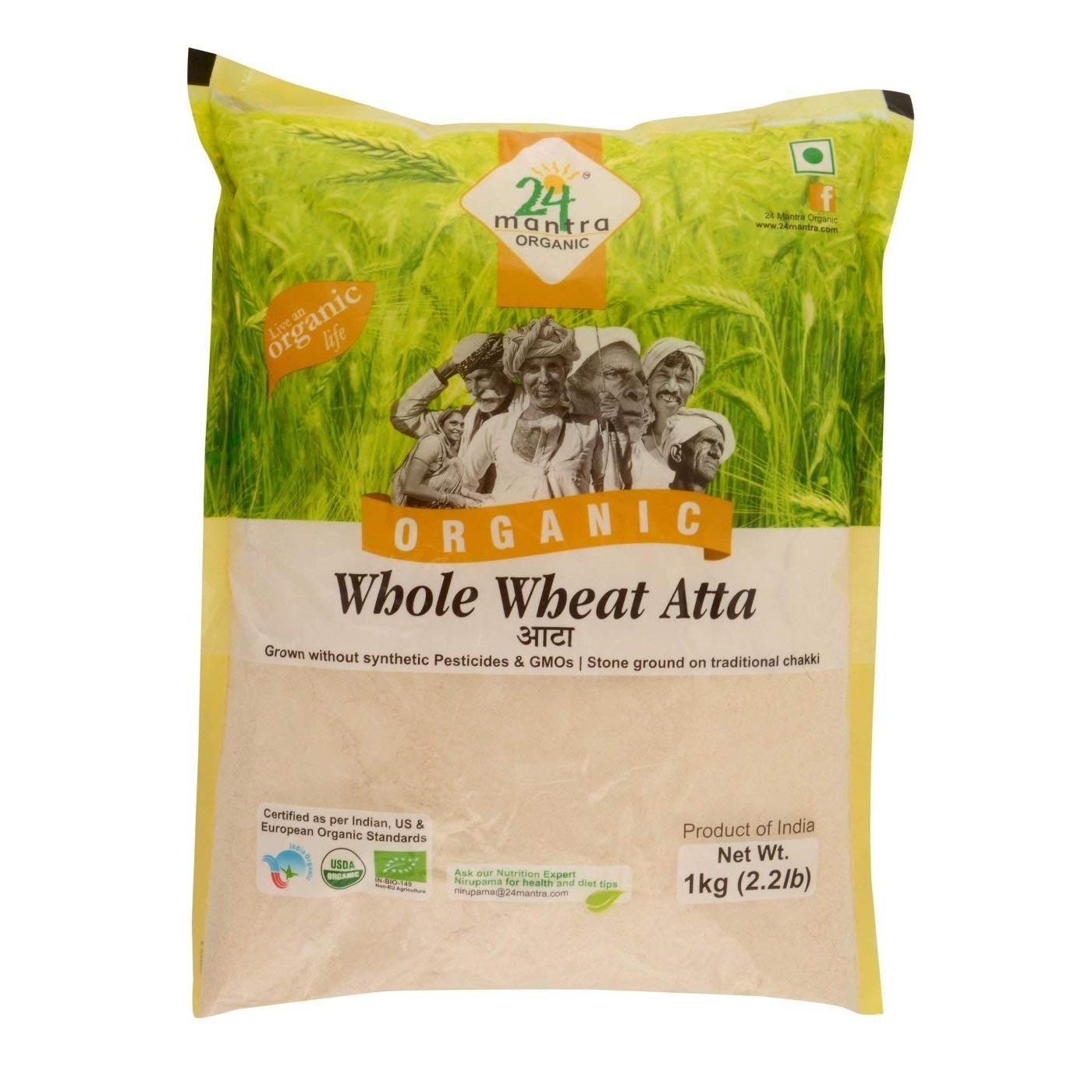 24 MANTRA WHLOE WHEAT ATTA 1 KG
