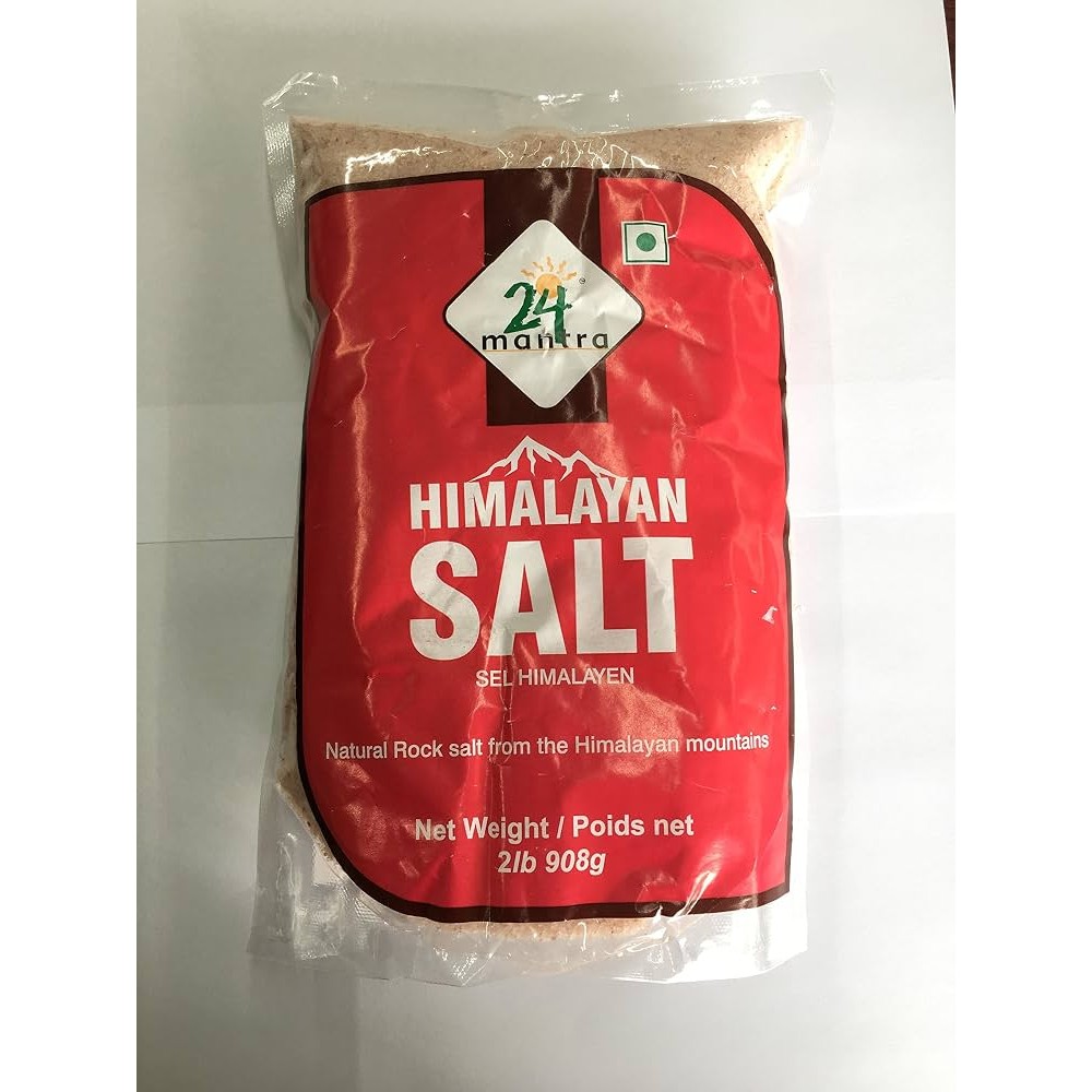 24Mantra Organic Himalaya Salt Powder 2 Lbs