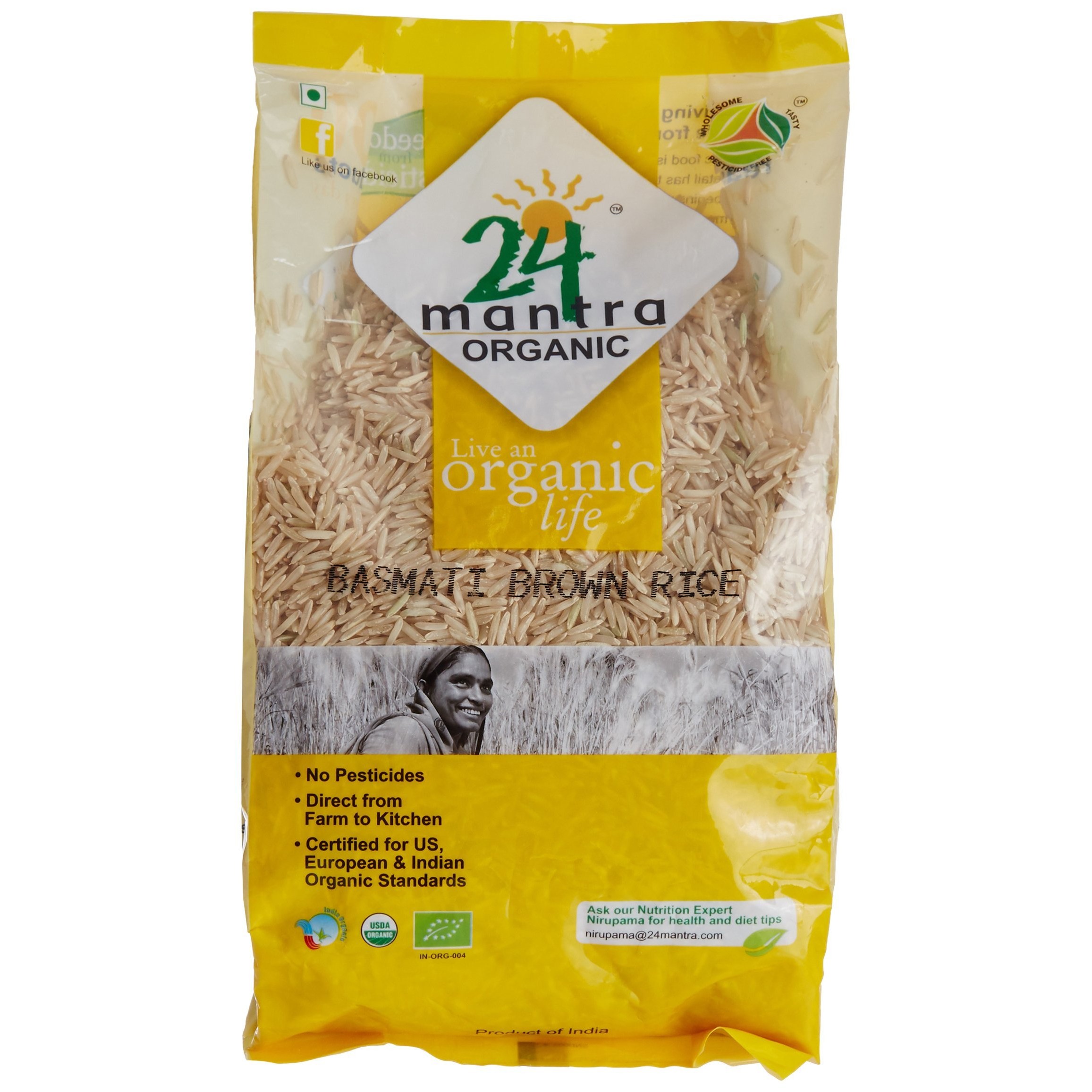 24 Mantra Organic Brown Basmati 8 LBS