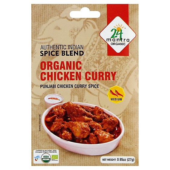 24 MANTRA CHICKEN CURRY SPICE BLEND ORGANIC 24 GM