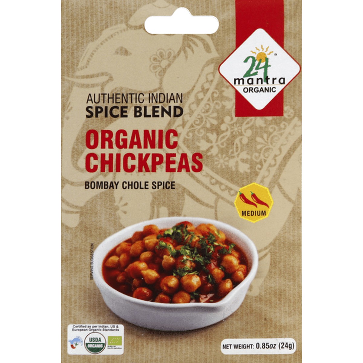 24 MANTRA CHICKPEAS SPICE BLEND ORGANIC 24 GM