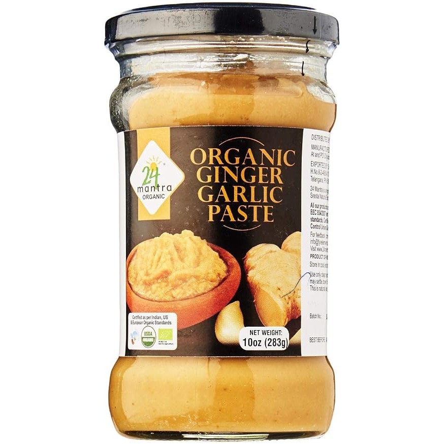 24 MANTRA ORGANIC GINGER GARLIC PASTE 10 OZ
