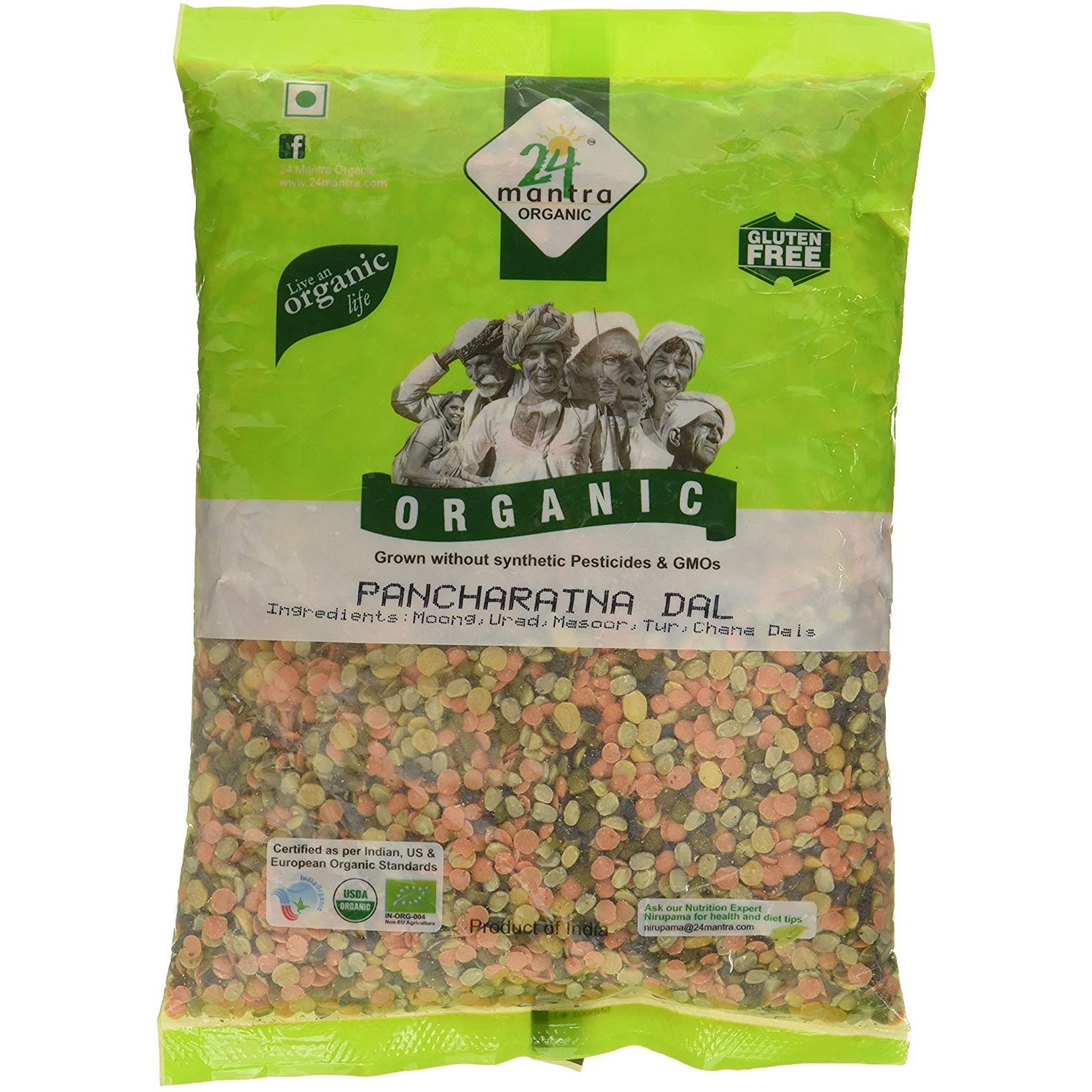 2 MANTRA ORGANIC PANCHRATAN DAL 4 LBS