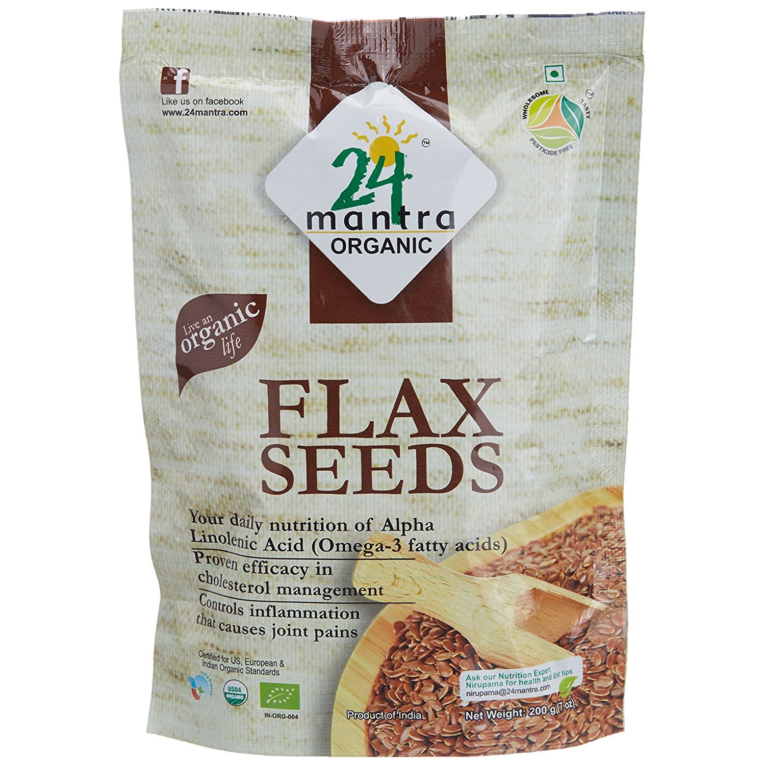 24 Mantra Flax Seed 7 OZ