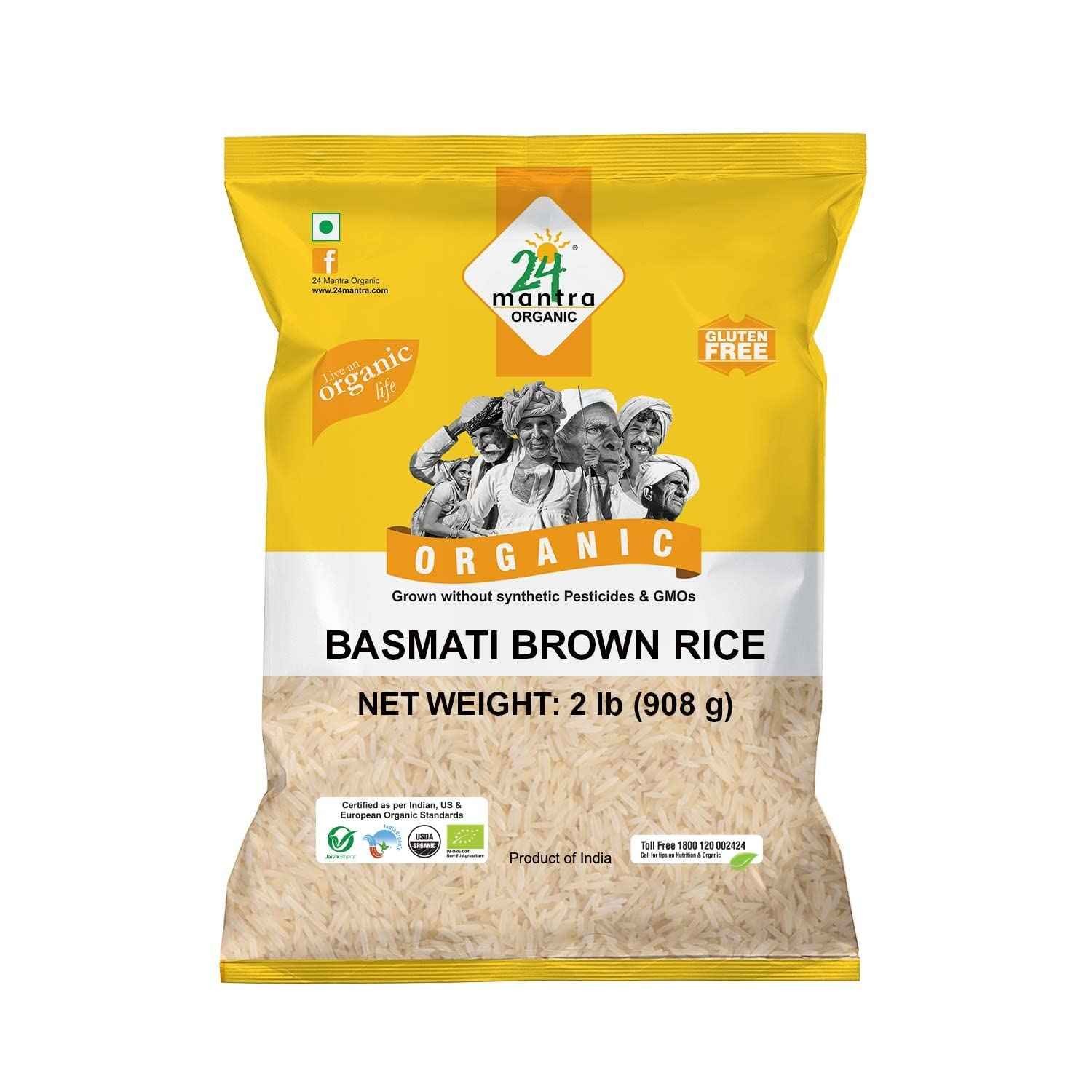 24 Mantra Basmati Brown Rice 2 LBS