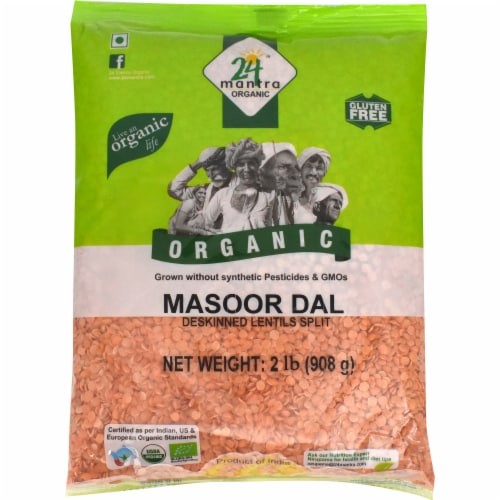 4 MANTRA ORGANIC MASOOR DAL 2 LBS
