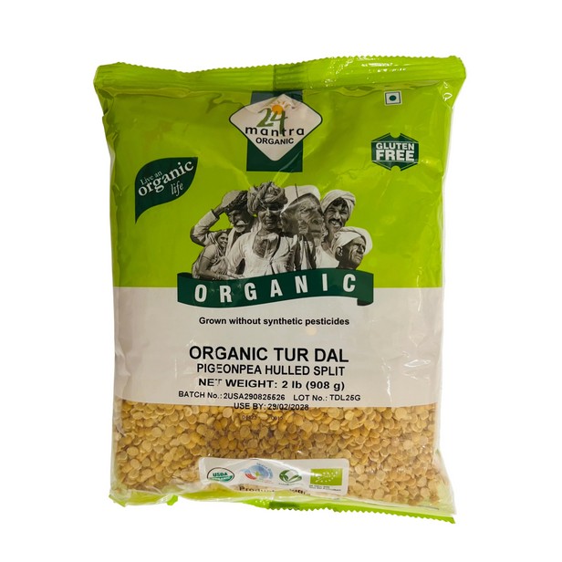 4 MANTRA ORGANIC TOOR DAL 2 LBS