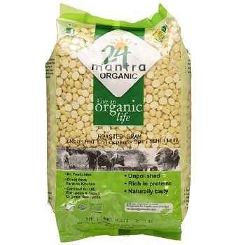 24Mantra Organic Roasted Chana / Dalia 2 Lbs