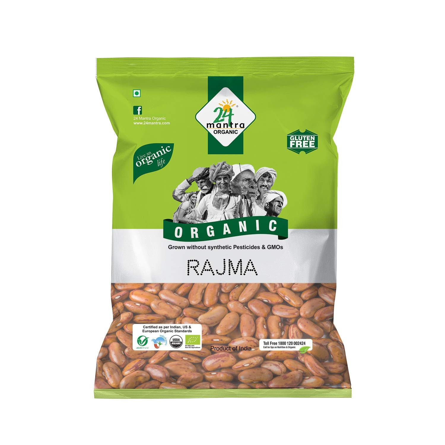 24 MANTRA ORGANIC RAJMA CHITBAKRA HIMALAYAN 2 LBS