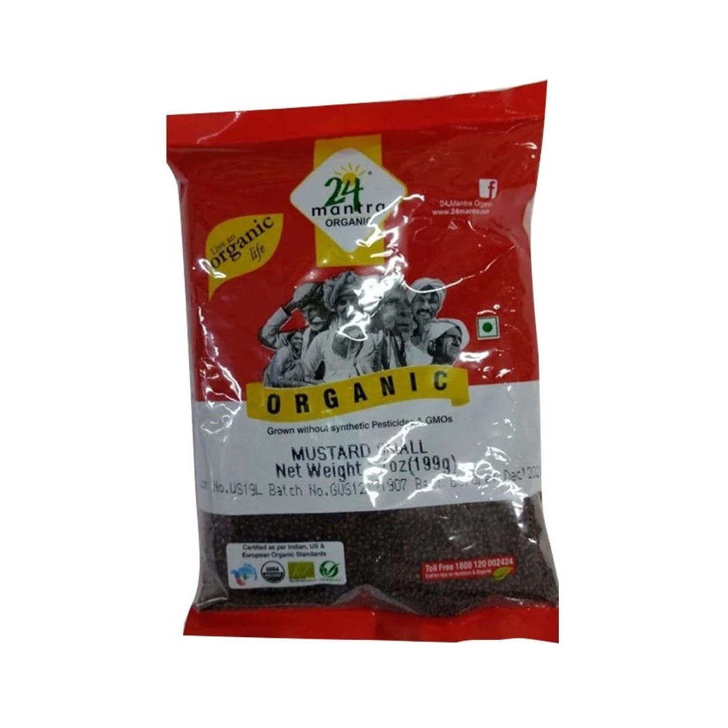 24 MANTRA ORGANIC MUSTARD SMALL 7 OZ