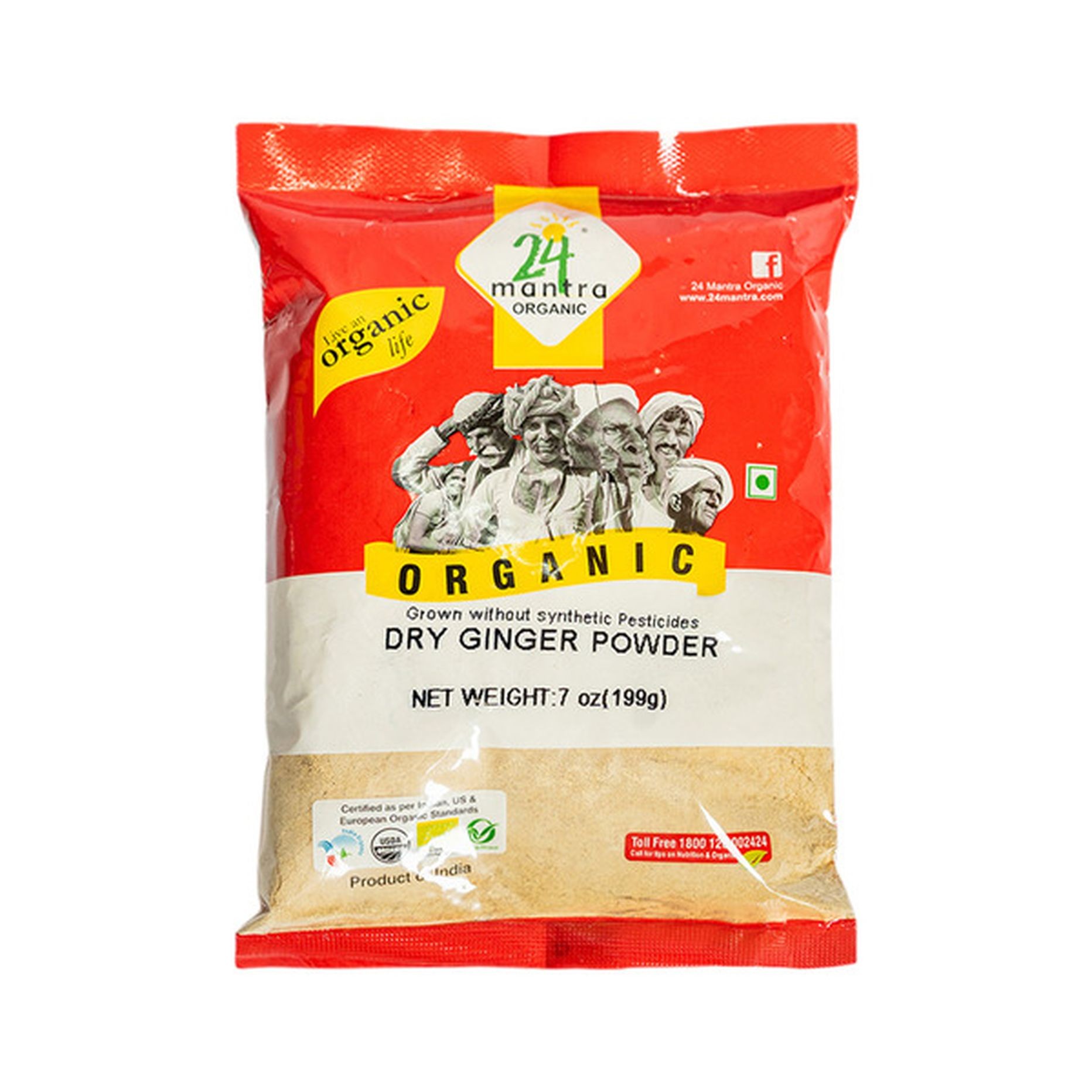 24 MANTRA ORGANIC GINGER POWDER 7 OZ