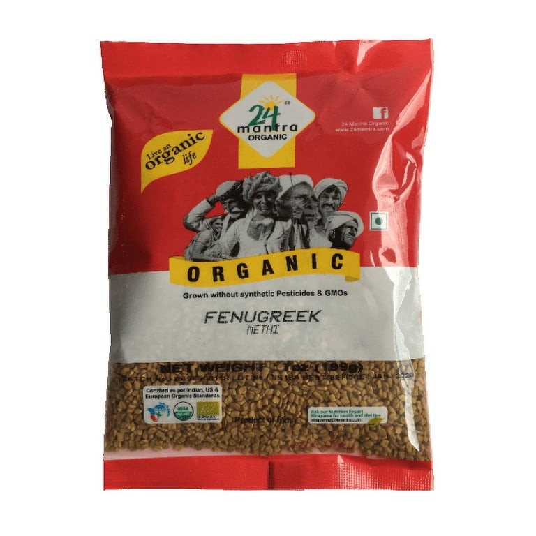 24 MANTRA ORGANIC FENUGREEK SEED 7 OZ