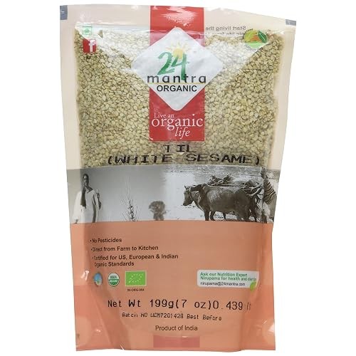 24 MANTRA ORGANIC SESAME SEED WHITE 7 OZ