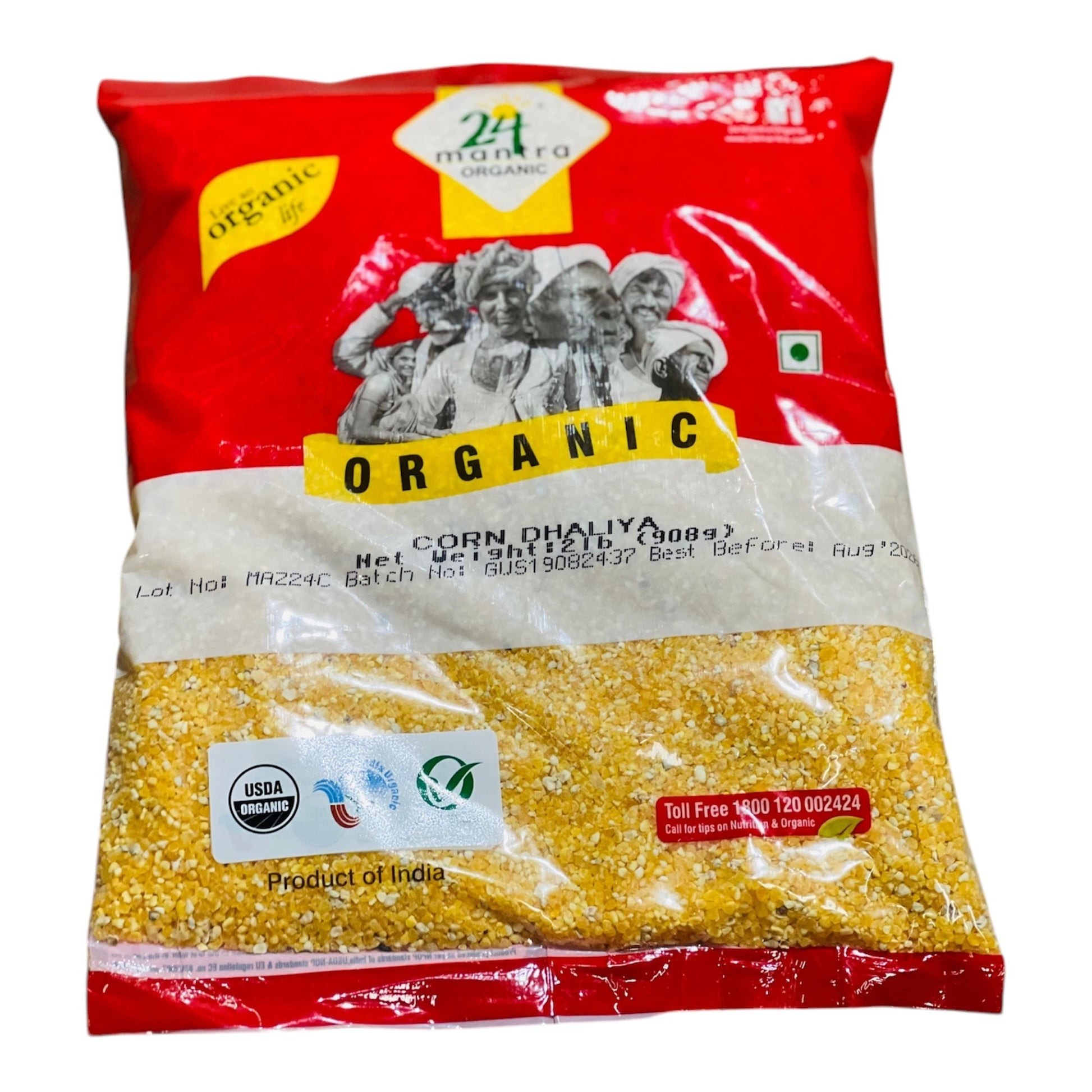 24 MANTRA ORGANIC CORN DHALIYA 2 LBS