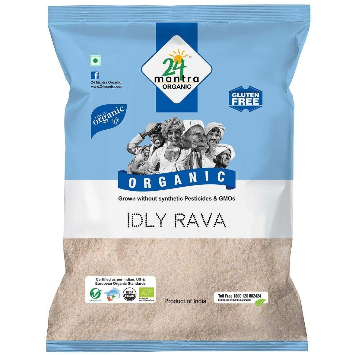 4 MANTRA ORGANIC IDLY RAVA 2 LBS