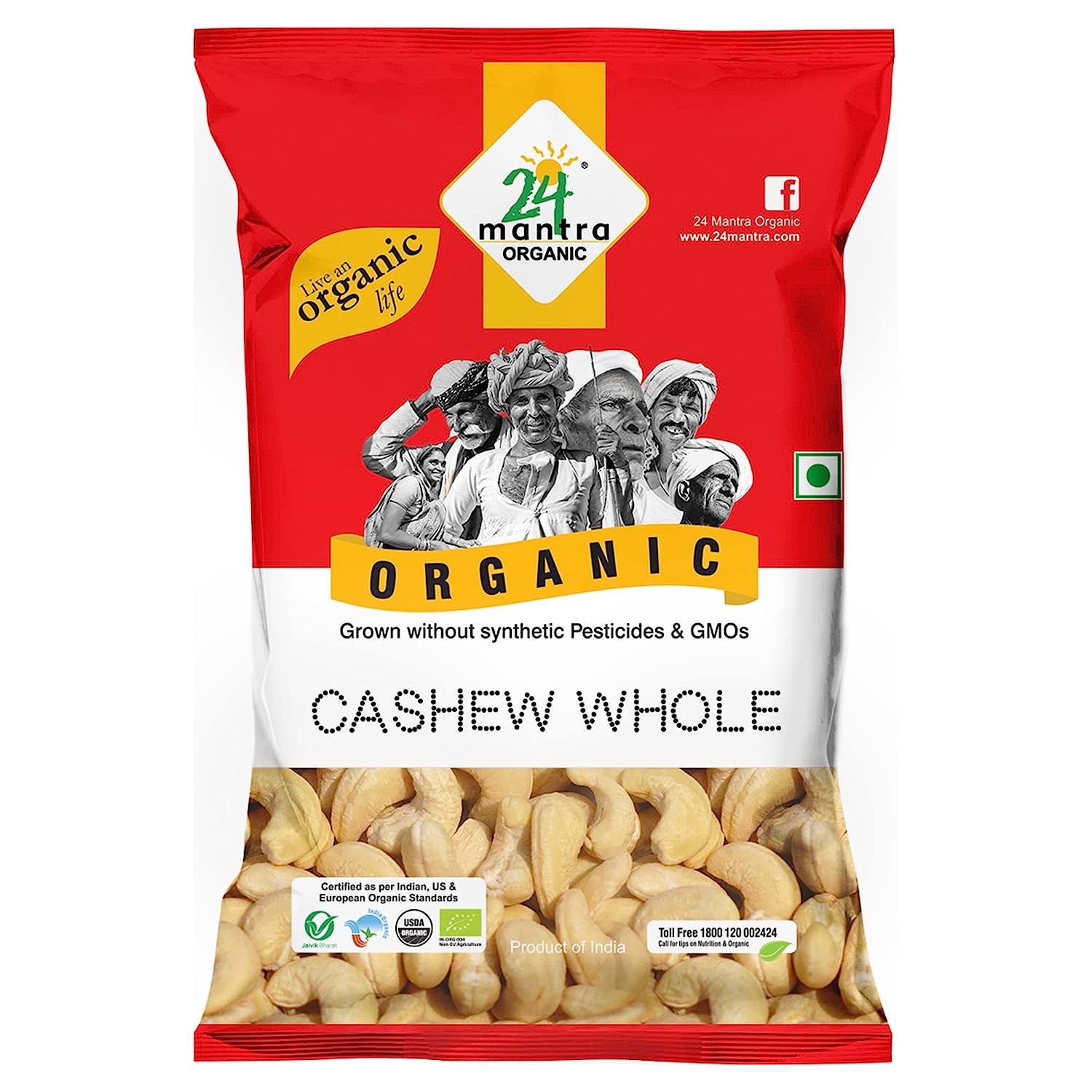 24 Mantra Cashew Whole 7 OZ