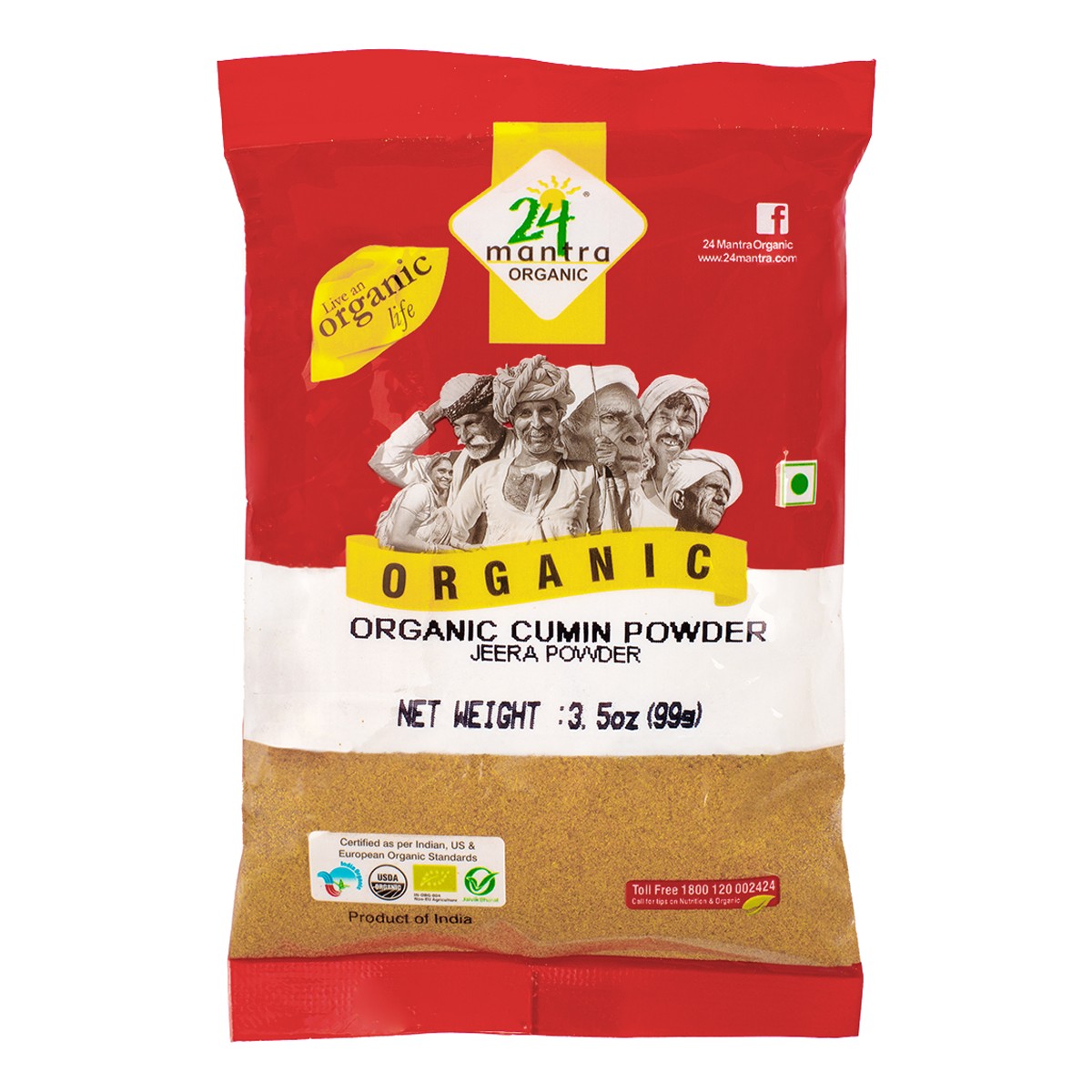 24 MANTRA ORGANIC CUMIN POWDER 3.5 OZ