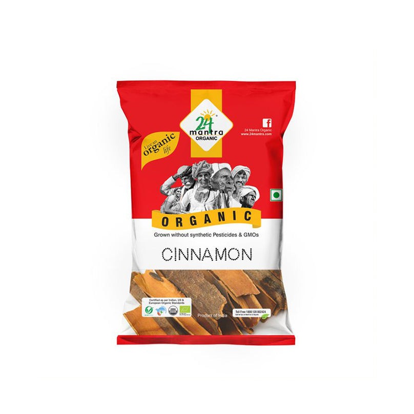 24 MANTRA ORGANIC CINNAMON WHOLE(DAL CHINI) 200 GM