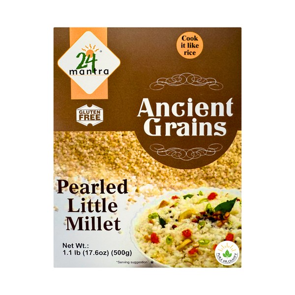 24 MANTRA ORGANIC MILLET PEARLED LITTLE 1.1 LBS
