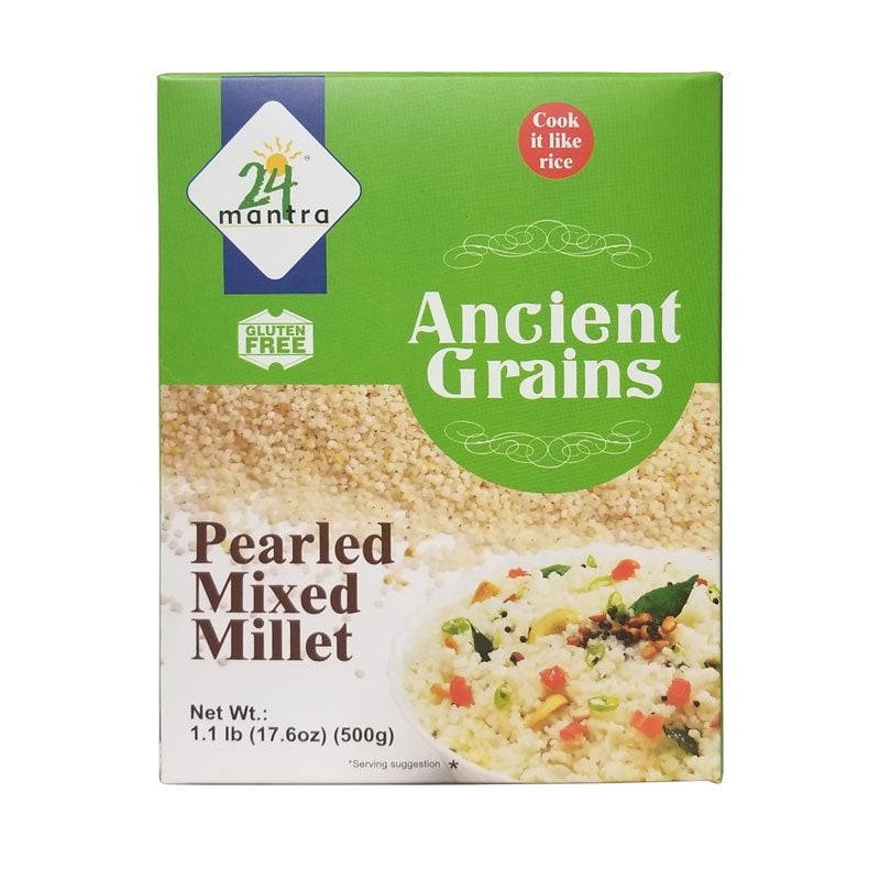 24 MANTRA ORGANIC MILLET PEARLED MIXED 1.1 LBS