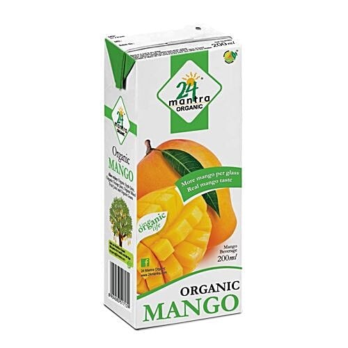 24 MANTRA ORGANIC MANGO JUICE 200 ML