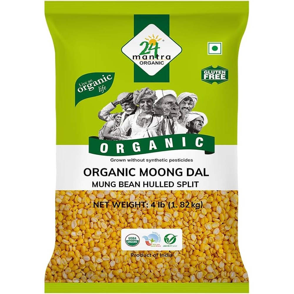 2 MANTRA ORGANIC MOONG DAL 4 LBS