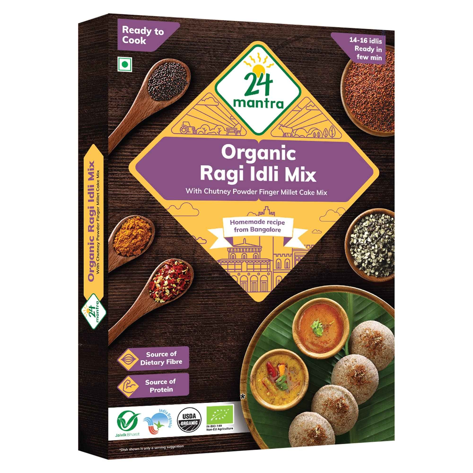 24 MANTRA ORGANIC RAGI IDLI MIX 216 GM