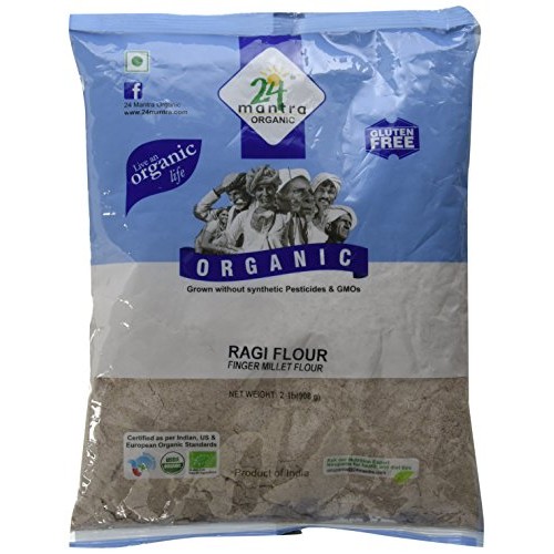 24Mantra Organic Ragi Flour 4Lb 4 Lbs