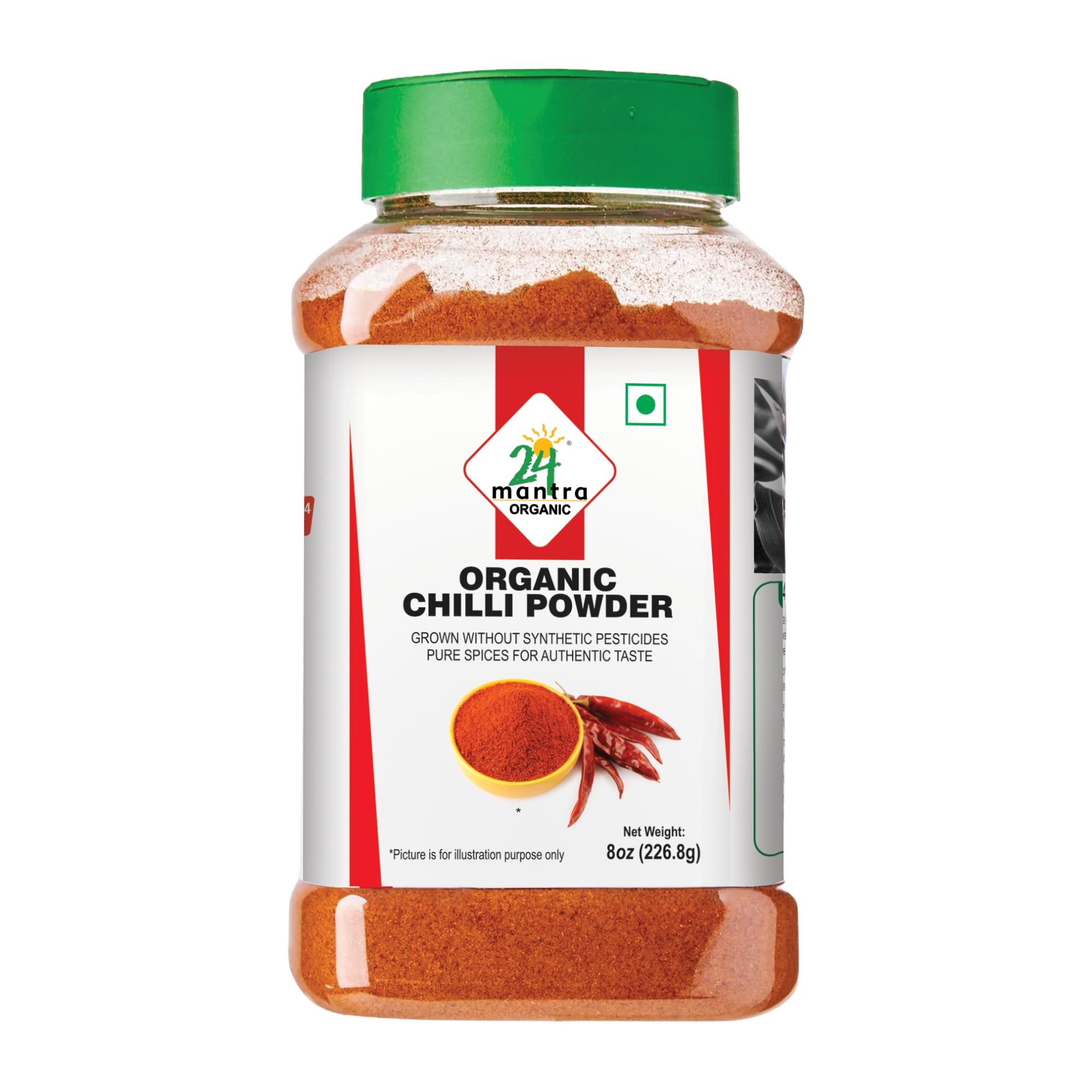 24 Mantra Organic Red Chilli Powder 8 OZ
