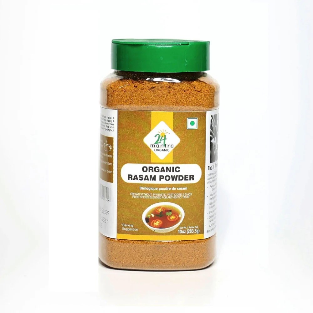 24 MANTRA ORGANIC RASAM POWDER IN JAR 10 OZ