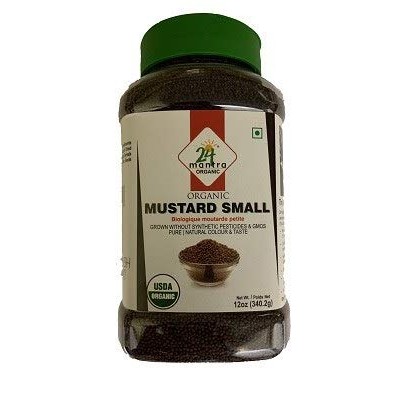 24 MANTRA ORGANIC MUSTARD SMALL IN JAR 12 OZ