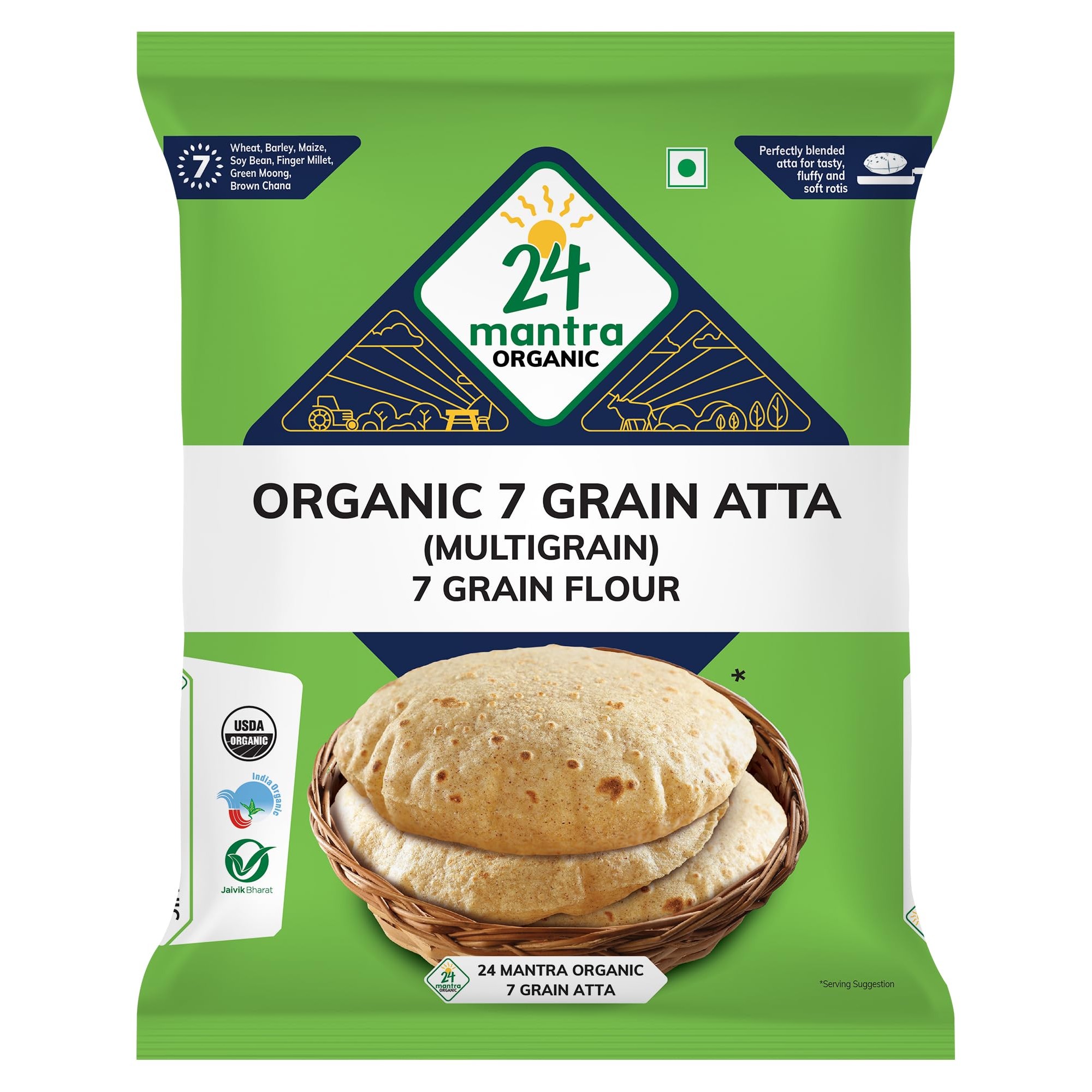 GRAIN MARKET GLUTEN FREE ATTA 11 LBS