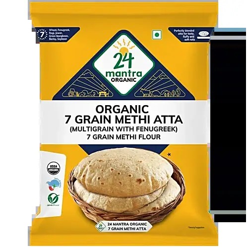 24 MANTRA ORGANIC 7 GRAIN METHI ATTA 1 KG