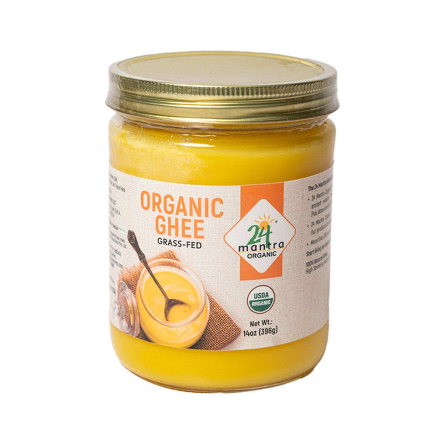 24 MANTRA ORGANIC GRASS FED GHEE 14 OZ