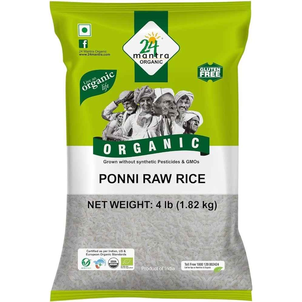 24M PONNI RAW RICE 4 LBS