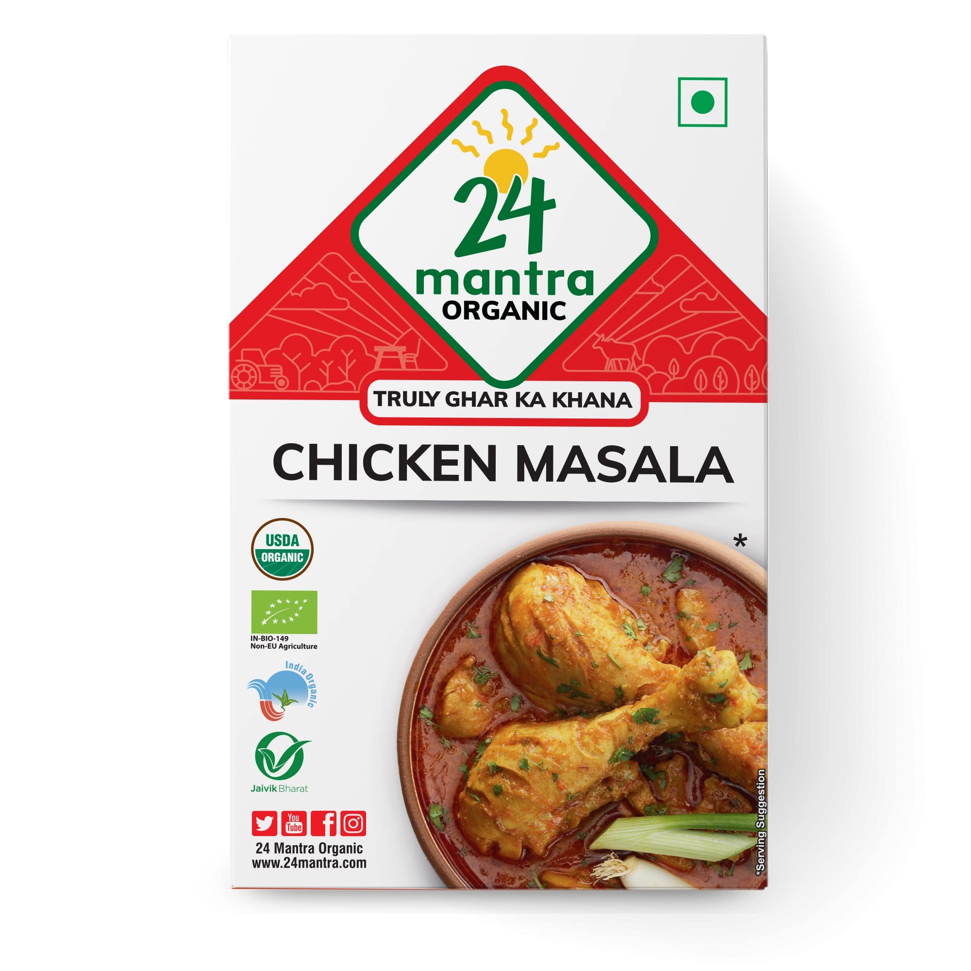 24M ORG CHICKEN C MASAL 100 GM