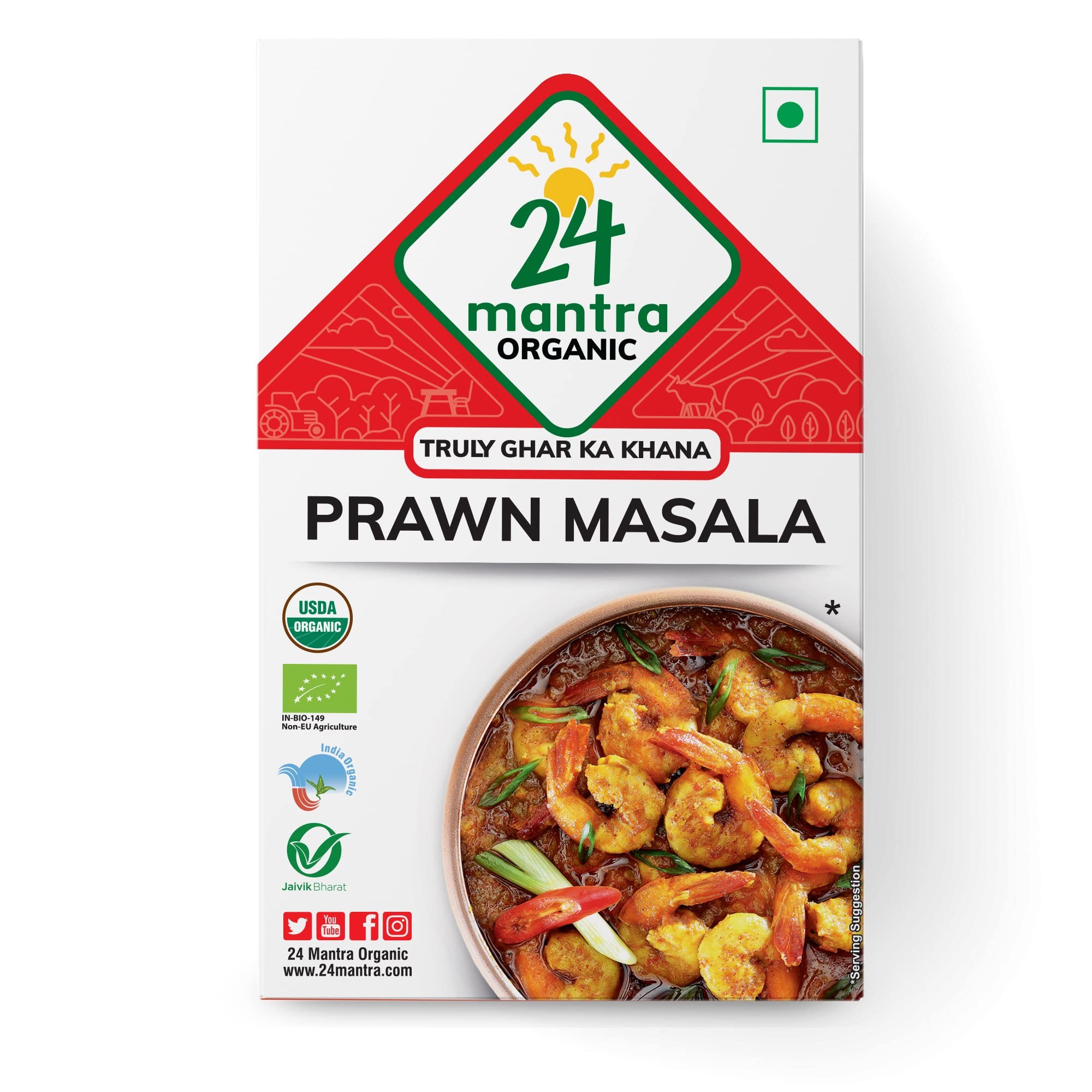 24 MANTRA PRAWN MASALA 100 GM